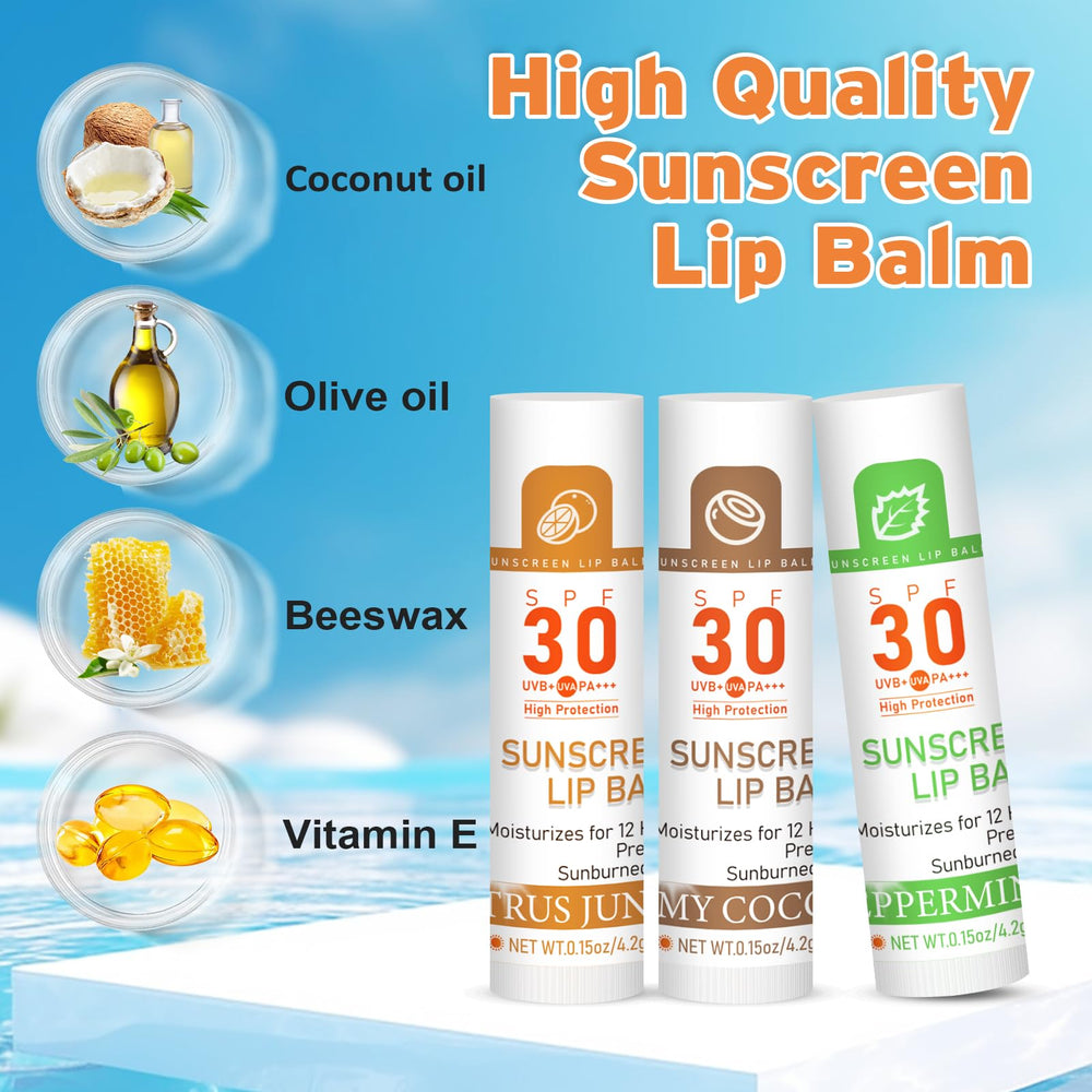 VISRIE bálsamo labial con coco y vitamina E, hidrata labios todo el día.