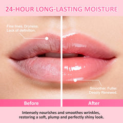 VISRIE mascarilla nocturna para labios secos durante la noche.