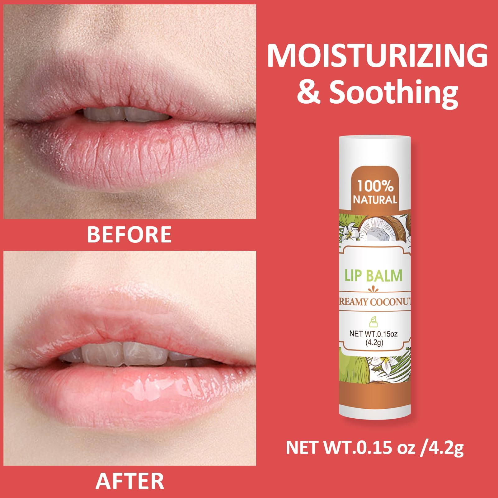 VisRIE strawberry lip balm for fruity flavor and smooth comfort.