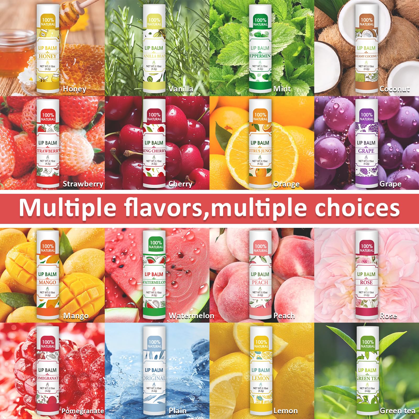 VisRIE lip balm vanilla flavor for smooth lips and comforting sweetness.