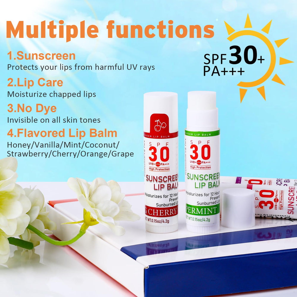 VISRIE coconut oil lip balm highlights nourishing hydration.