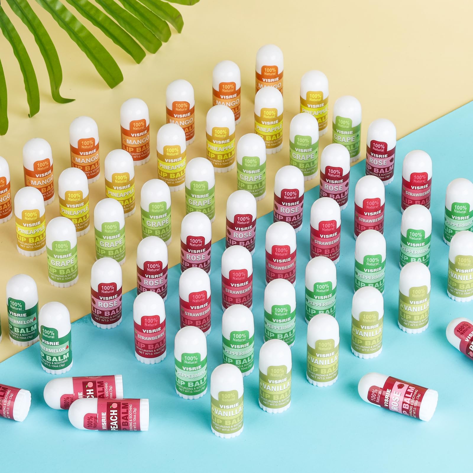 VISRIE travel-friendly lip balm for on-the-go use