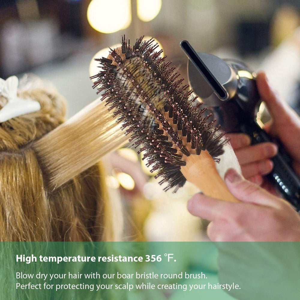 Vista travel-friendly hairbrush set for on-the-go touch-ups