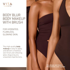 Vita Liberata Body Blur swirled on skin for seamless blend and glow