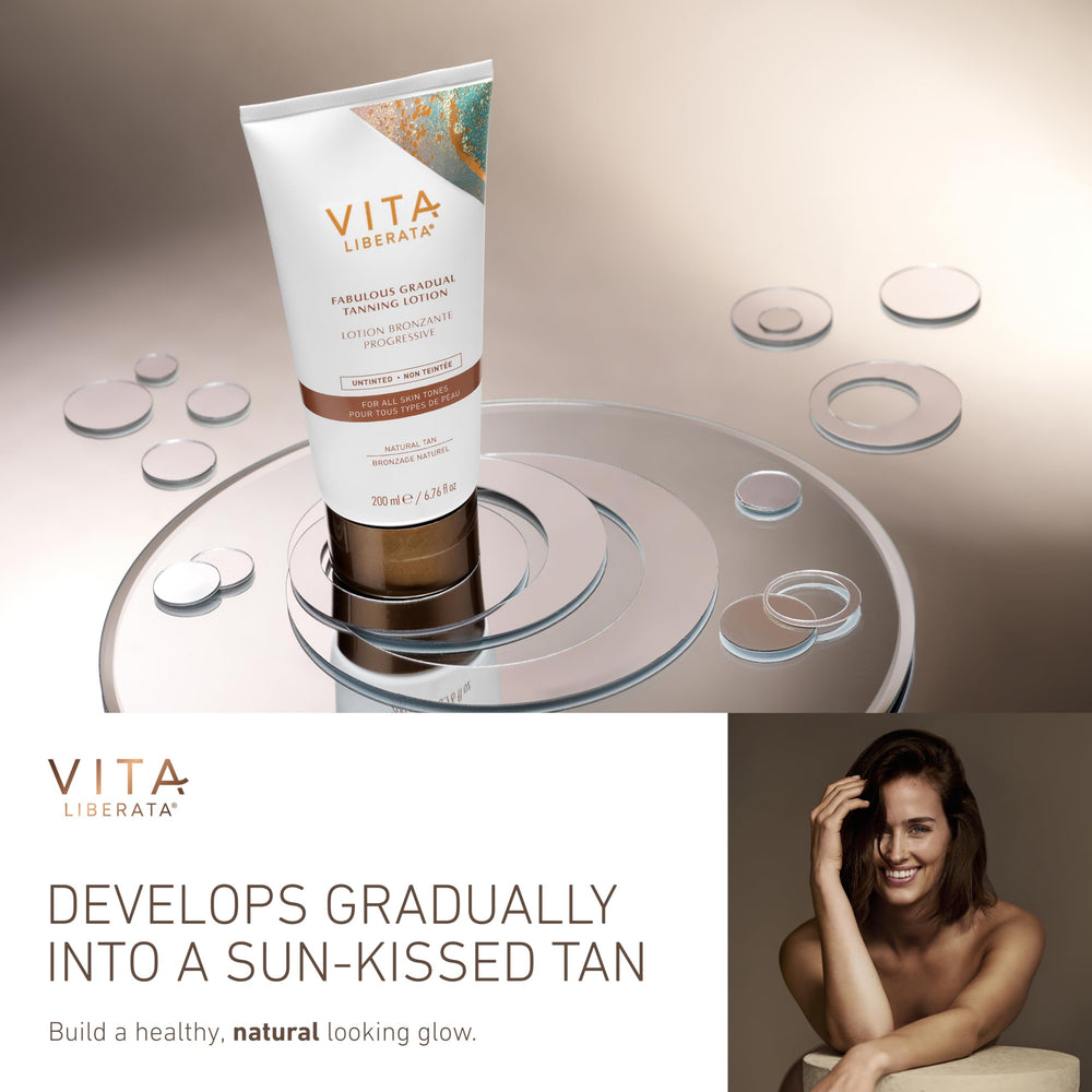 Vita Liberata Fabulous Gradual, textura hidratante deja la piel suave.
