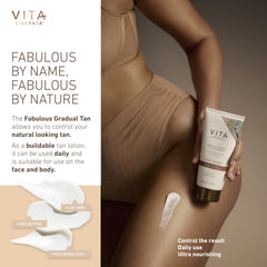 Vita Liberata Fabulous Gradual, tono natural progresivo para un acabado realista.