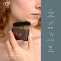 Vita Liberata Pincel Cuerpo Limpieza Fácil: lavado sencillo y reutilizable.