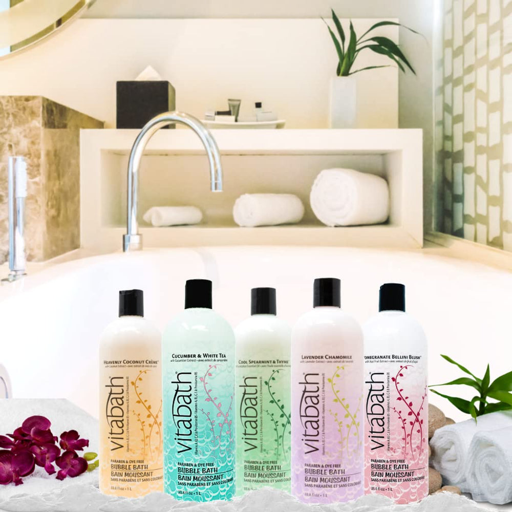 Vitabath Heavenly Coconut Creme, experiencia sensorial con aroma a coco para descanso.