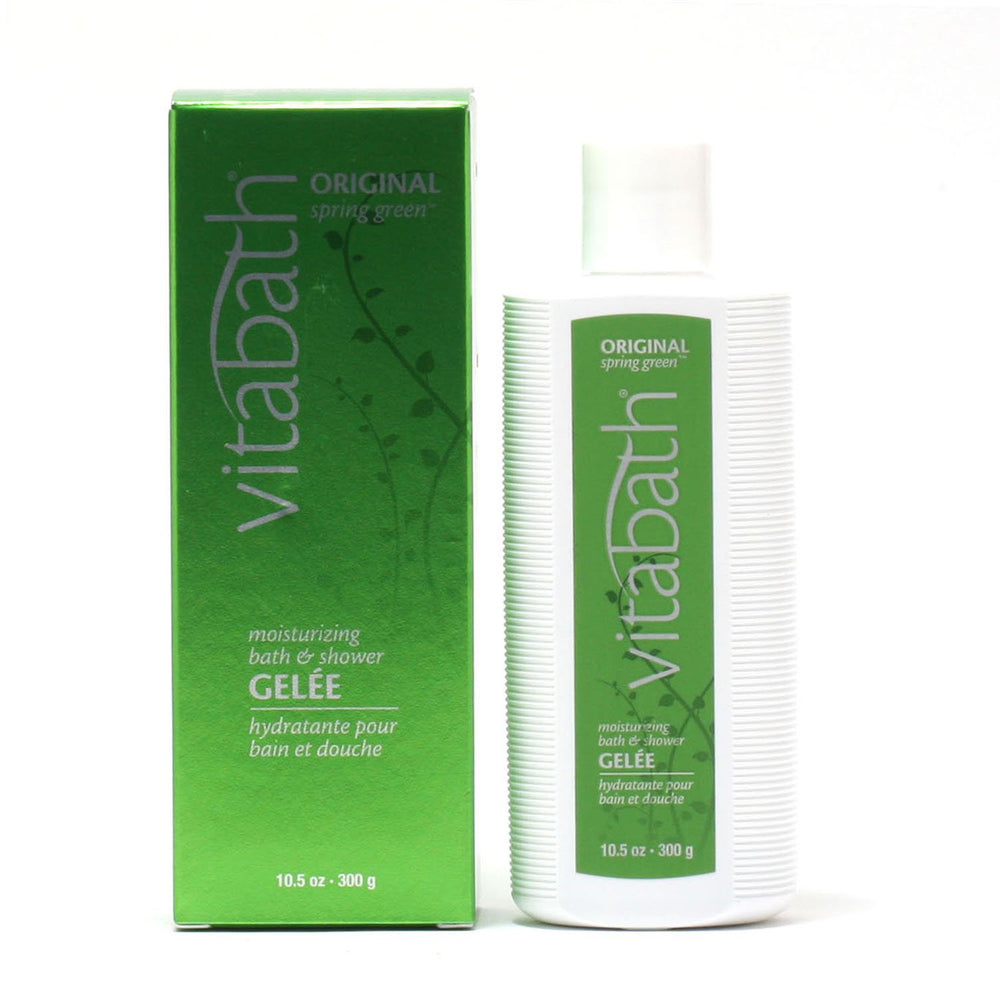 Vitabath Original Spring Green moisturizing bath gelee bottle for a hydrating, refreshing cleanse