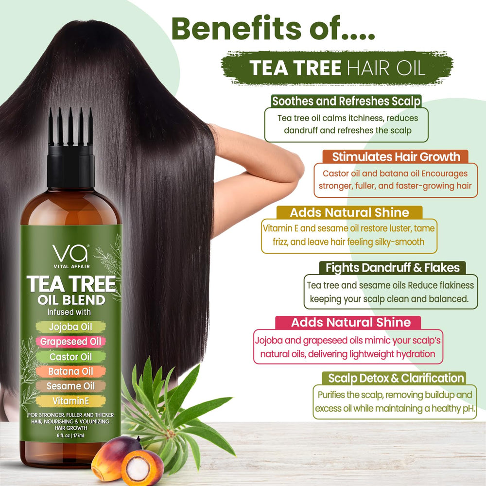VITAL AFFAIR: hidratación profunda para cabello seco al aplicar aceite ligero.