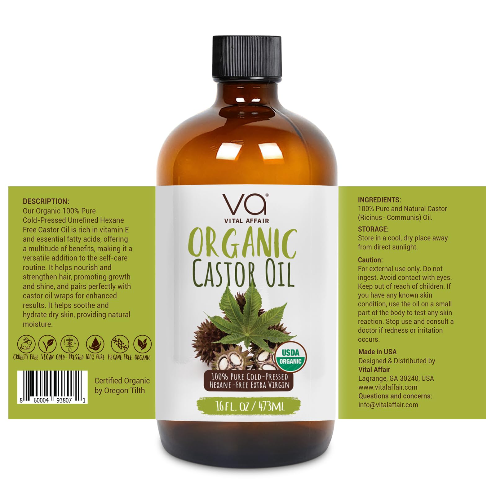 VITAL AFFAIR oil for hair growth nourishes scalp and strands
