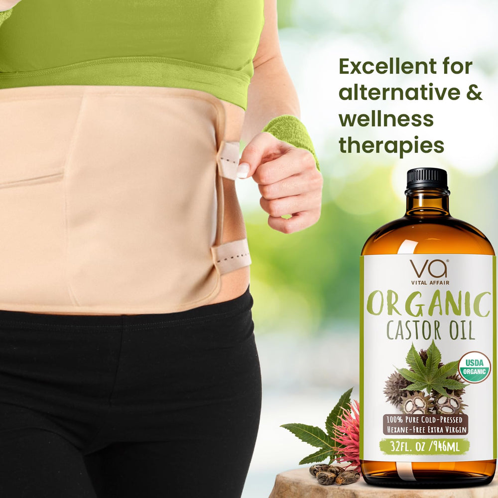 VITAL AFFAIR golden castor oil hydrates skin and nourishes hair