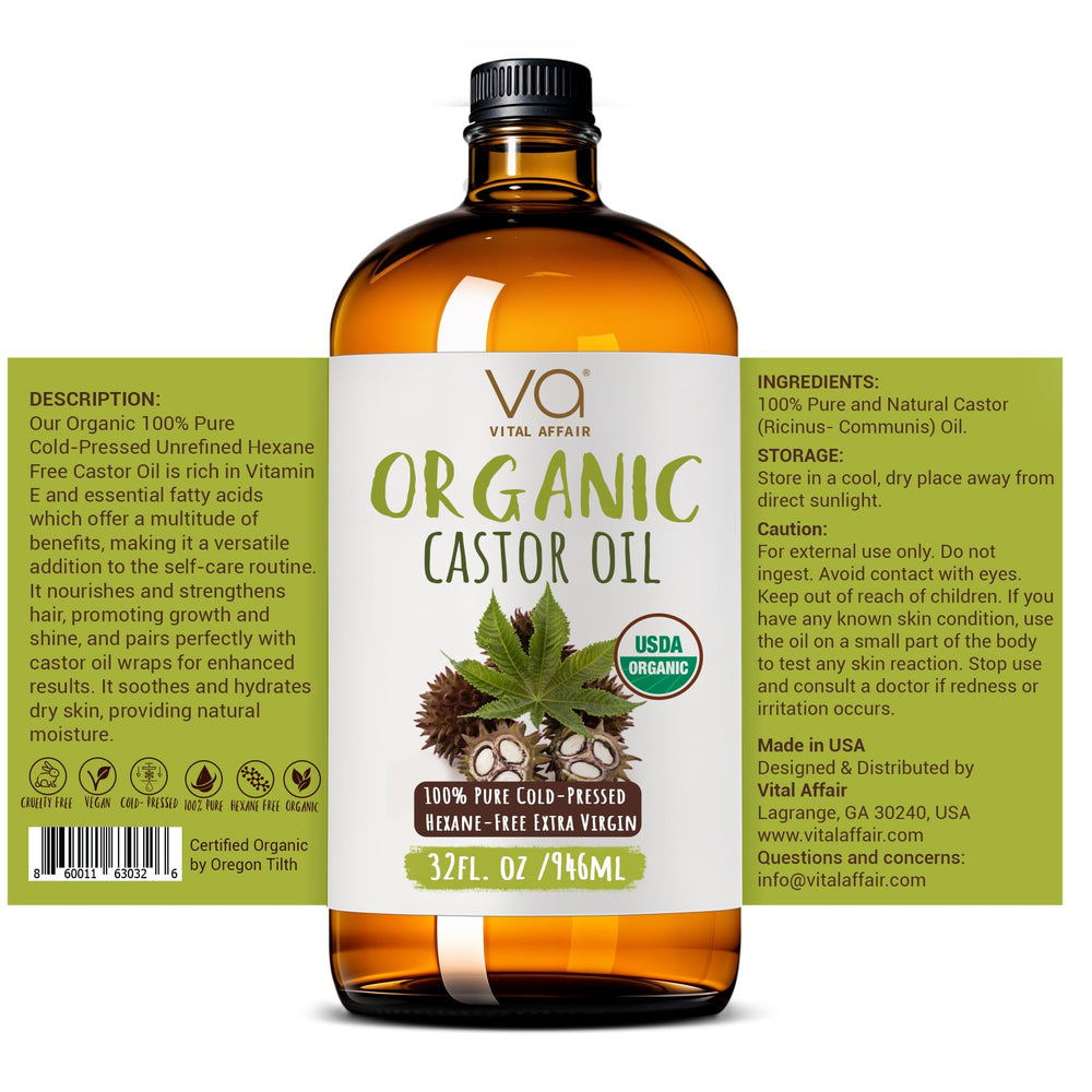 VITAL AFFAIR pack-ready oil for castor oil packs and rituals
