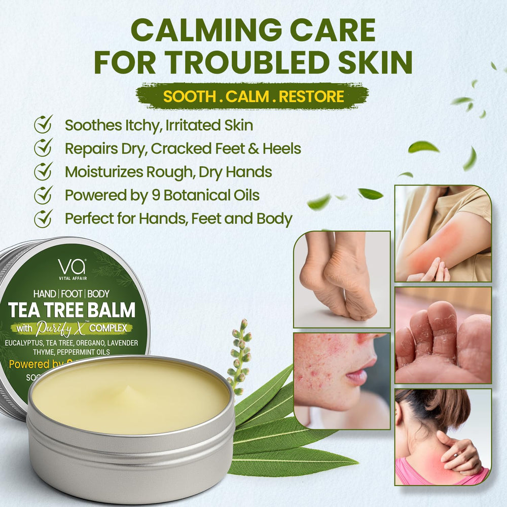 VITAL AFFAIR Pomada con PurifyX, árbol de té y hierbas para limpieza suave de la piel.