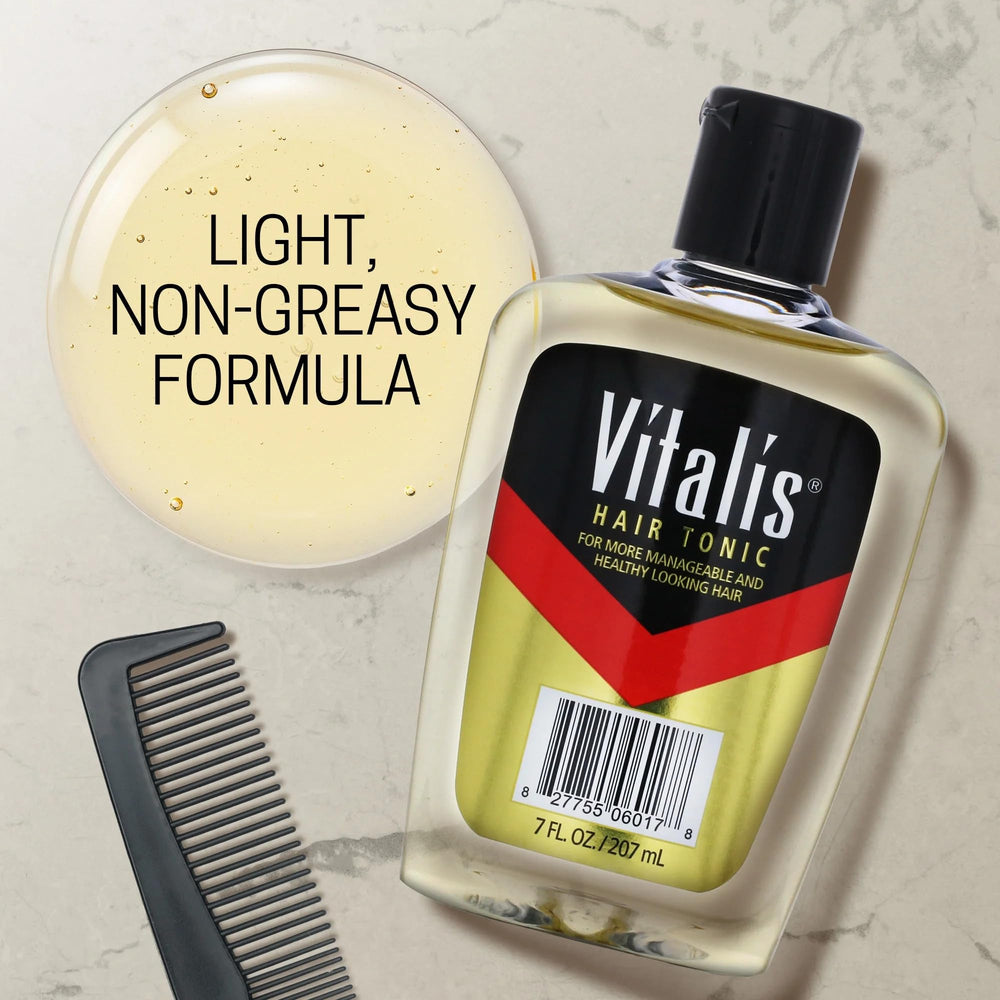 Etiqueta de Vitalis tonico capilar resume ingredientes y origen para decision informada.