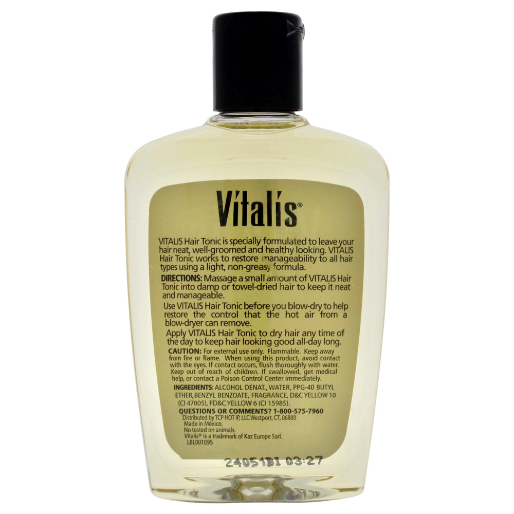 Vitalis Tónico capilar líquido con aplicador para controlar el encrespamiento diario.