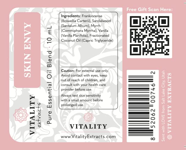 Vitality Extracts Skin Envy: envase sostenible para cuidado consciente.