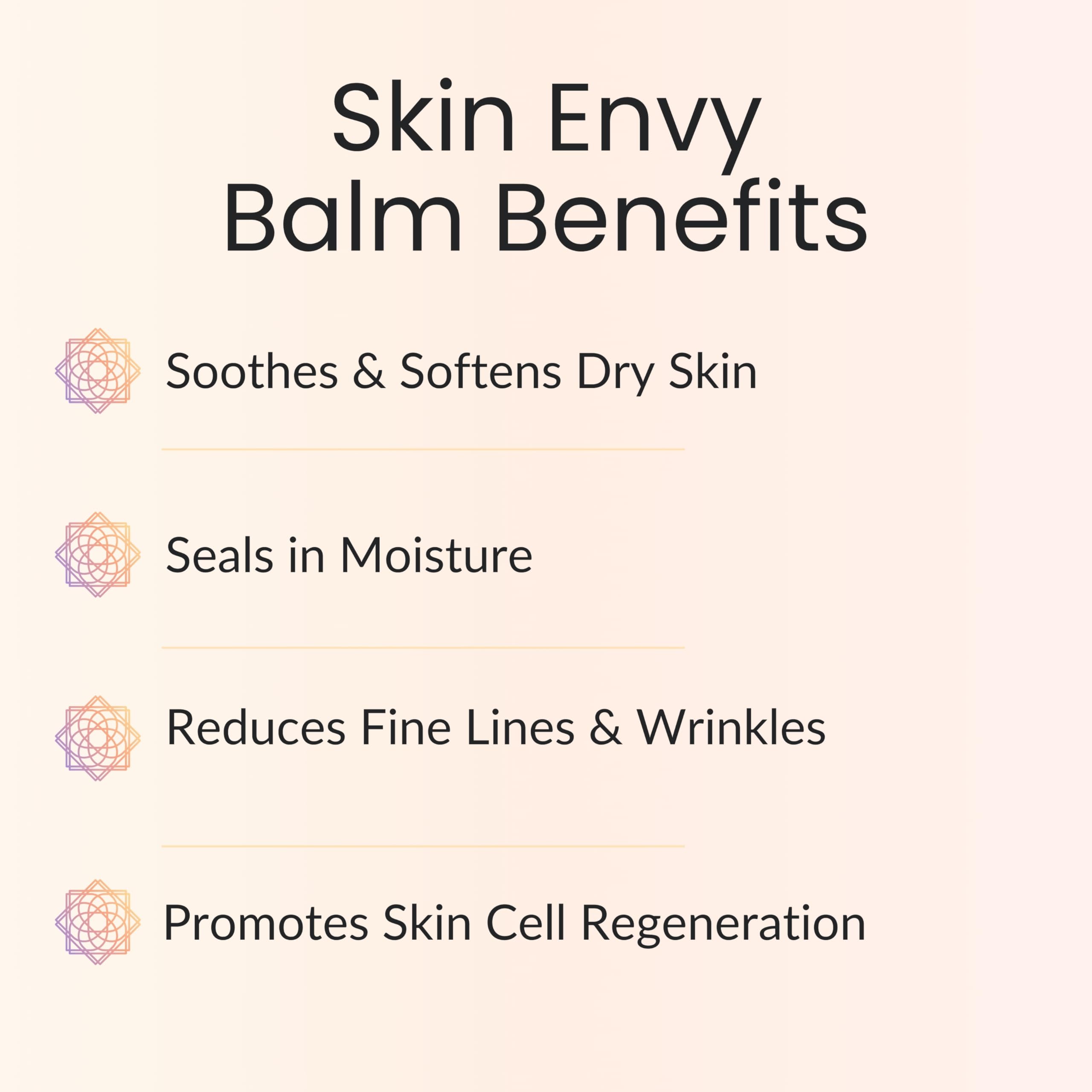 Vitality Skin Envy Balm texture closeup highlights lush nourishing consistency