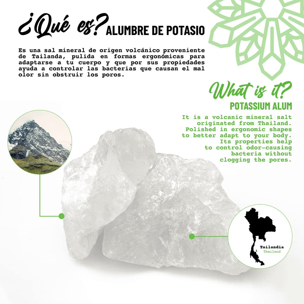 Vital Green desodorante mineral, protección de 24 h para toda la familia.