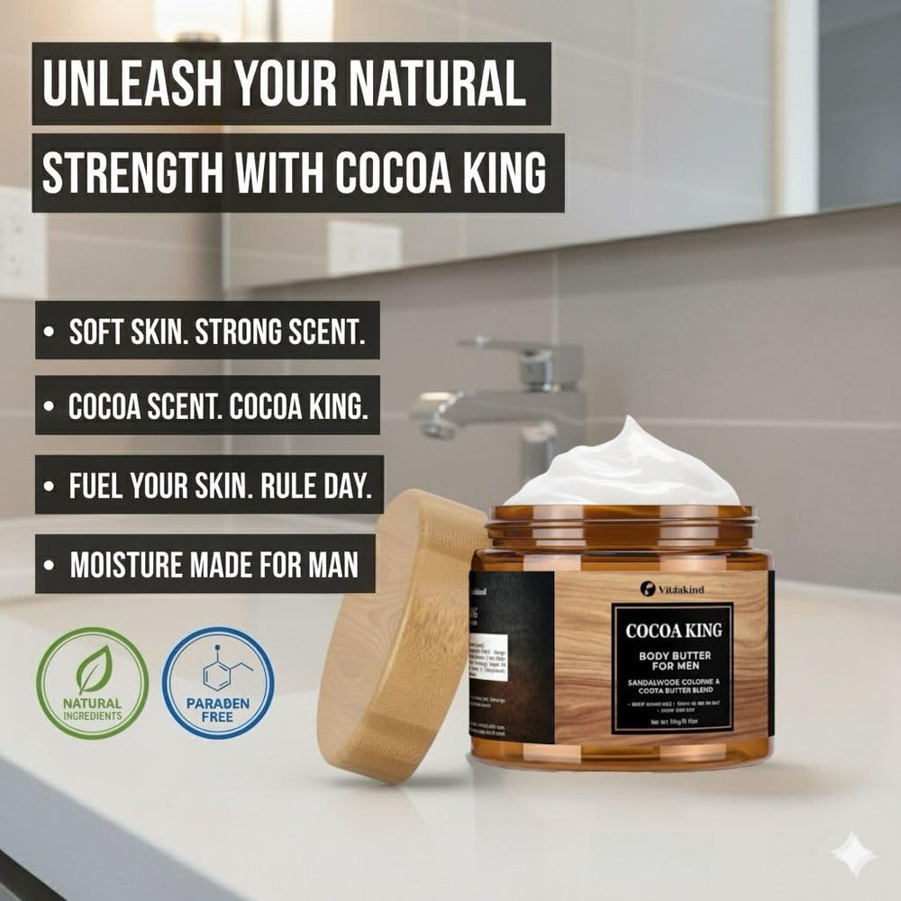 VITALSKINOIL Manteca corporal cacao rey: apta para todo tipo de piel.