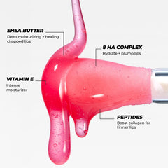 Vitamasques aplicación suave de aceite labial con sandía.