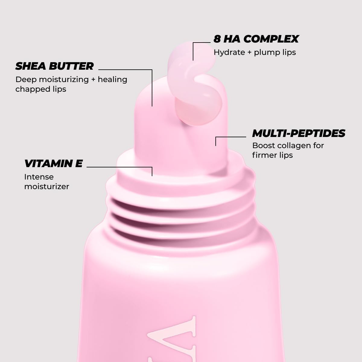 Vitamasques Korean lip balm packaging showcases clean, vegan formula