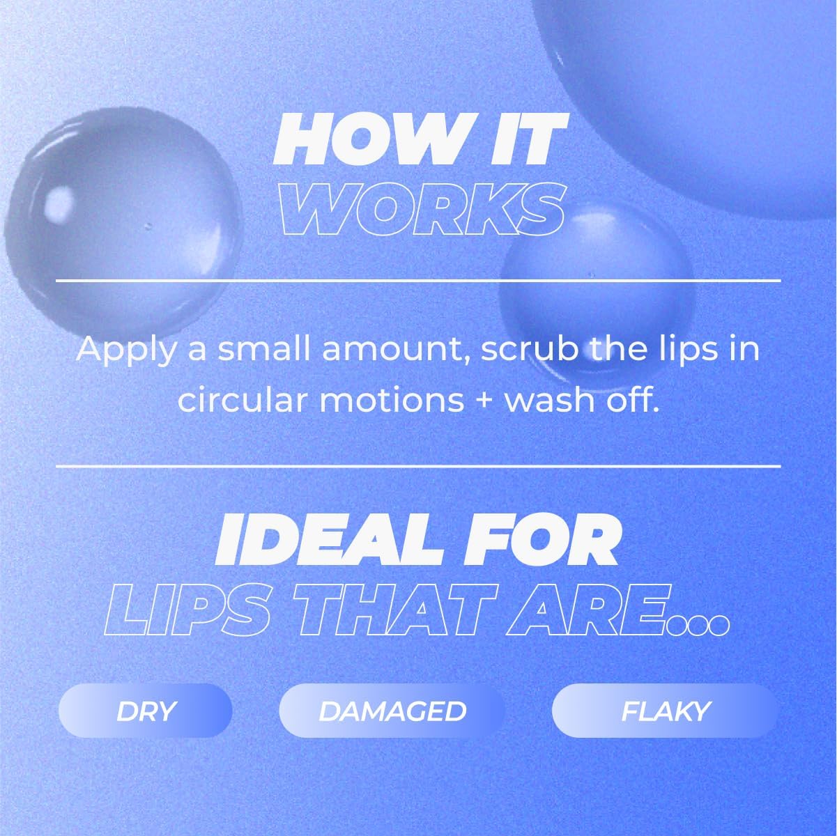 Vitamasques Exfoliante labial, azúcar suave para eliminar piel muerta.