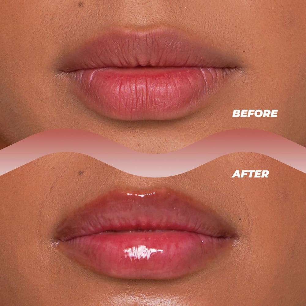 Vitamasques mascarilla labial noche, textura cremosa para reparación suave.
