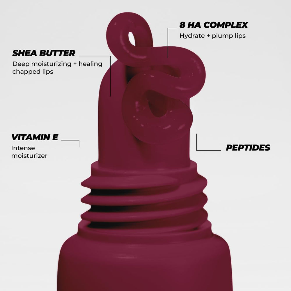 Vitamasques peptide lip balm texture for hydrating, soft lips