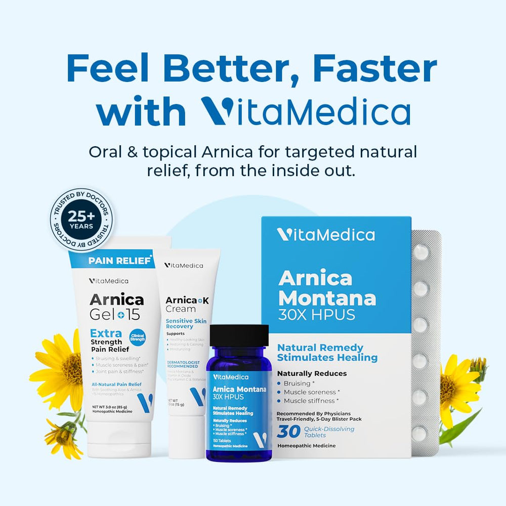 VitaMedica packaging and labeling emphasize safety and care.