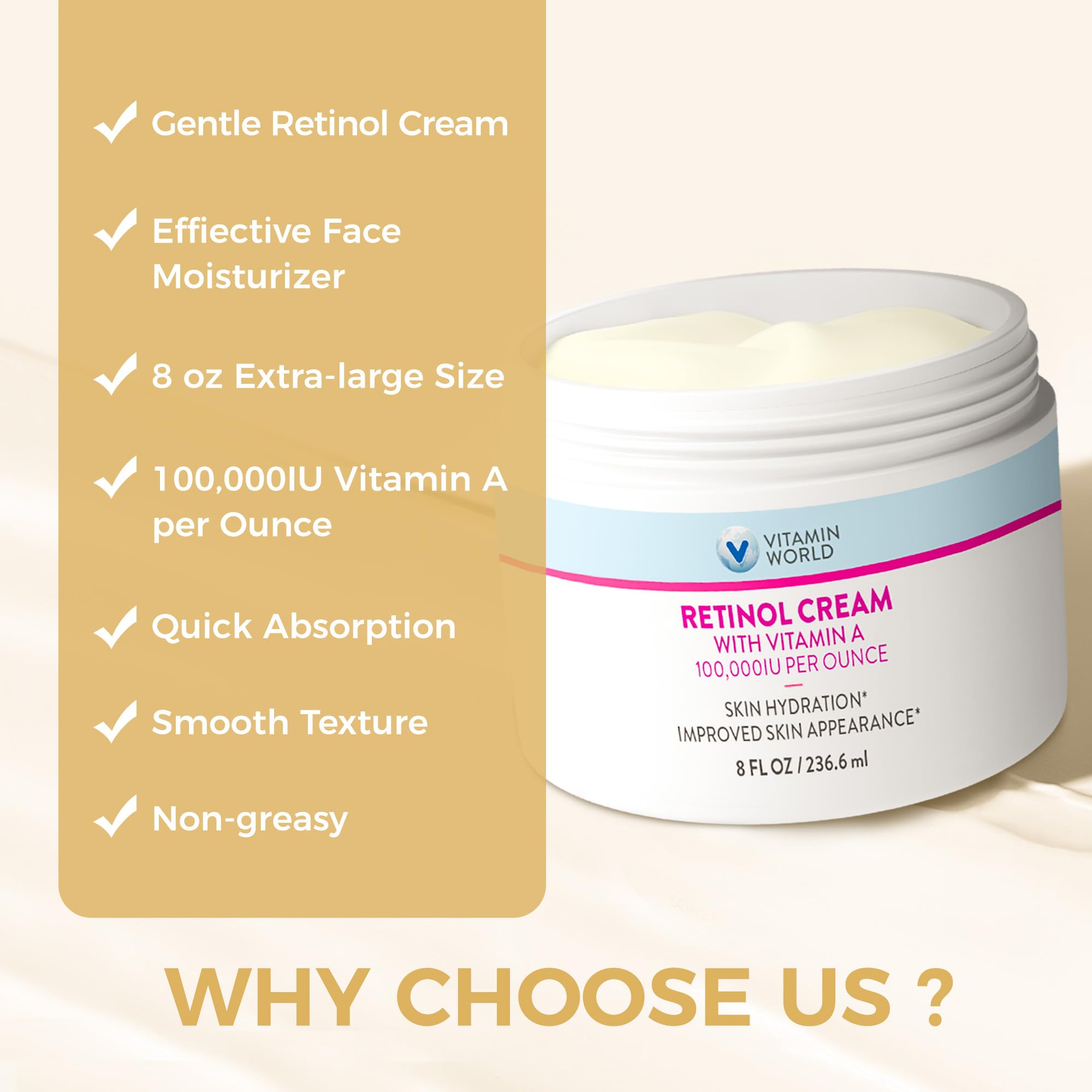 Aplicación de crema con absorción rápida para despertar fresca.
