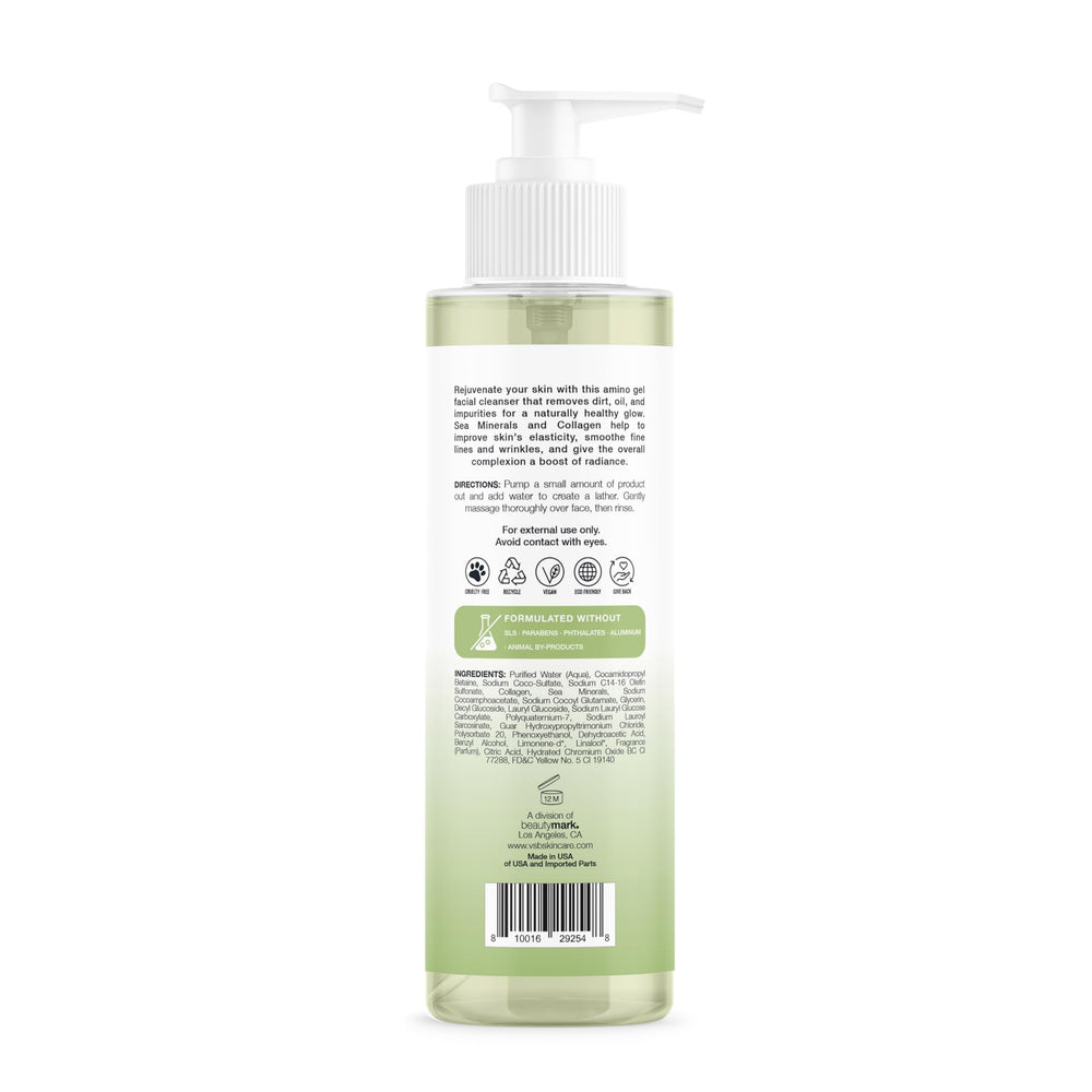Piel con luminosidad natural tras uso del Amino Gel de VITAMINS AND SEA BEAUTY