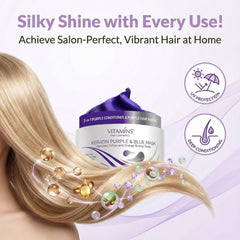 VITAMINS Hair Cosmetics Blonde Toner Swirl for icy blonde results.