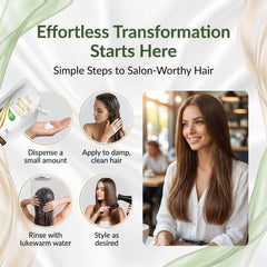 Control del frizz con acabado suave y limpio