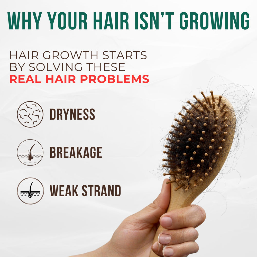 Vitamo Batana oil application demonstrating easy, daily use for hair care.