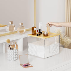 High transparency acrylic shows remaining towels for convenient daily planning.