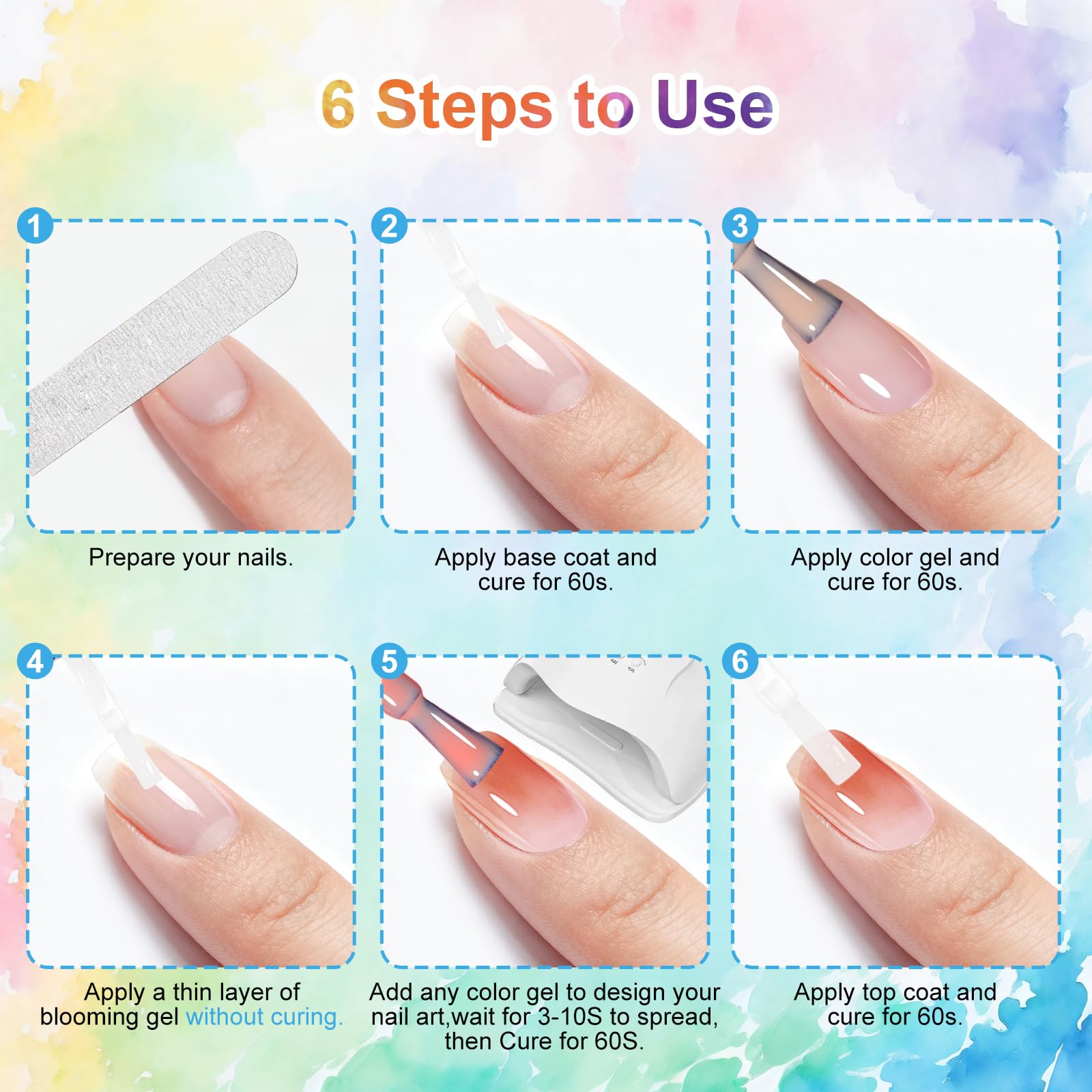 Vivaali Blooming Gel: opción para diseños sin bordes y arte creativo