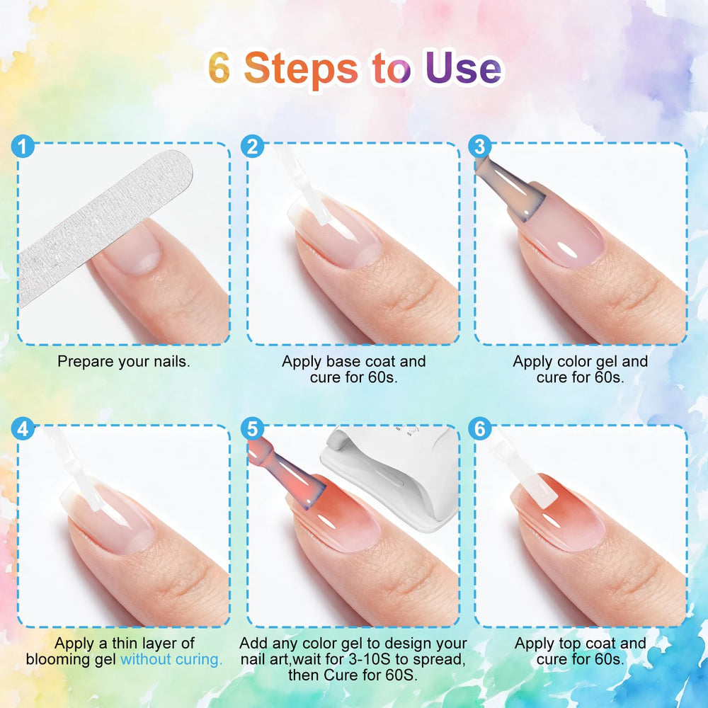 Vivaali Blooming Gel: opción para diseños sin bordes y arte creativo