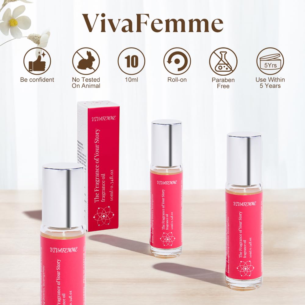 VivaFemme Pheromones logo on bottle for brand recognition