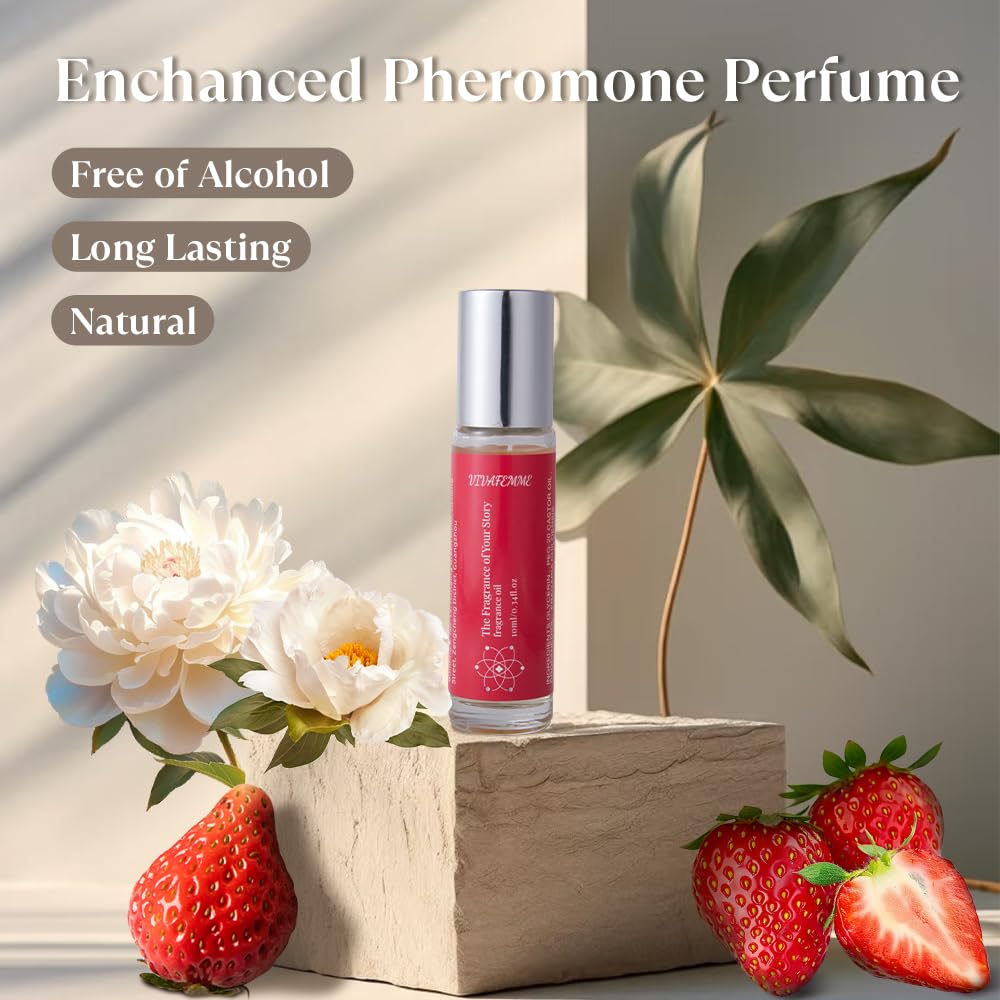 VivaFemme Pheromones packaging highlighting premium, skin-friendly formula