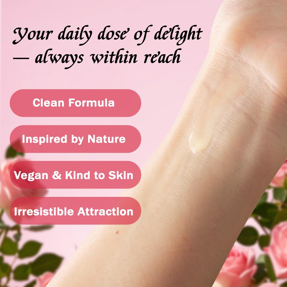 VivaFemme perfume oil on skin showing aroma interaction and confidence boost
