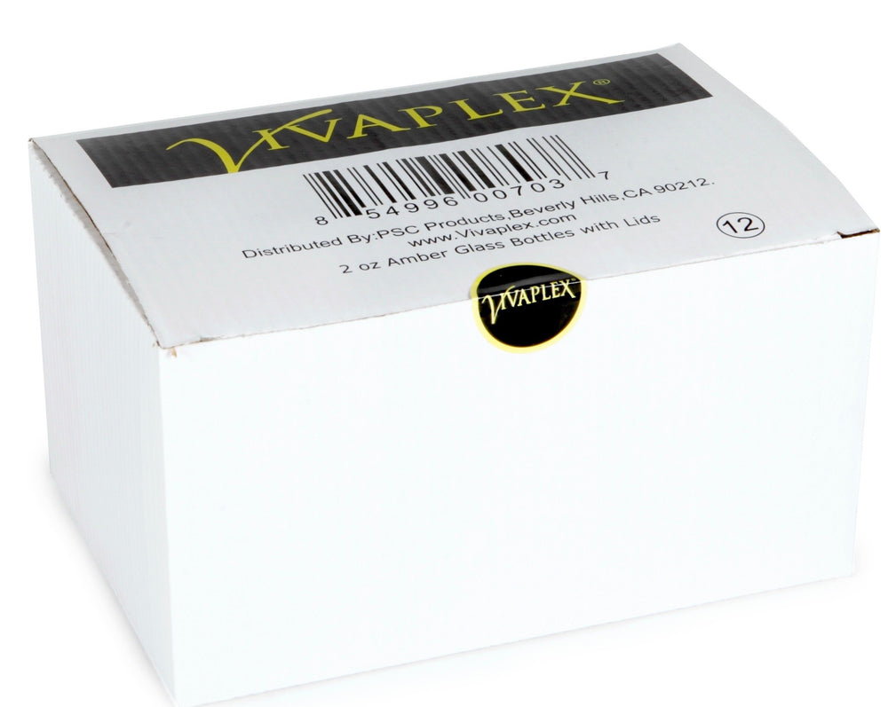 Vivaplex 2oz amber bottle travel-friendly protects fragrances from light.