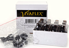 Vivaplex amber glass bottles ideal for travel and compact purse packing