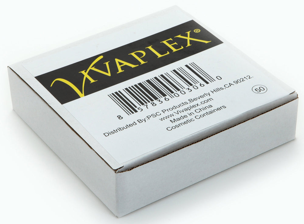 Vivaplex empty cosmetic container 5g for mixing and storing colors.