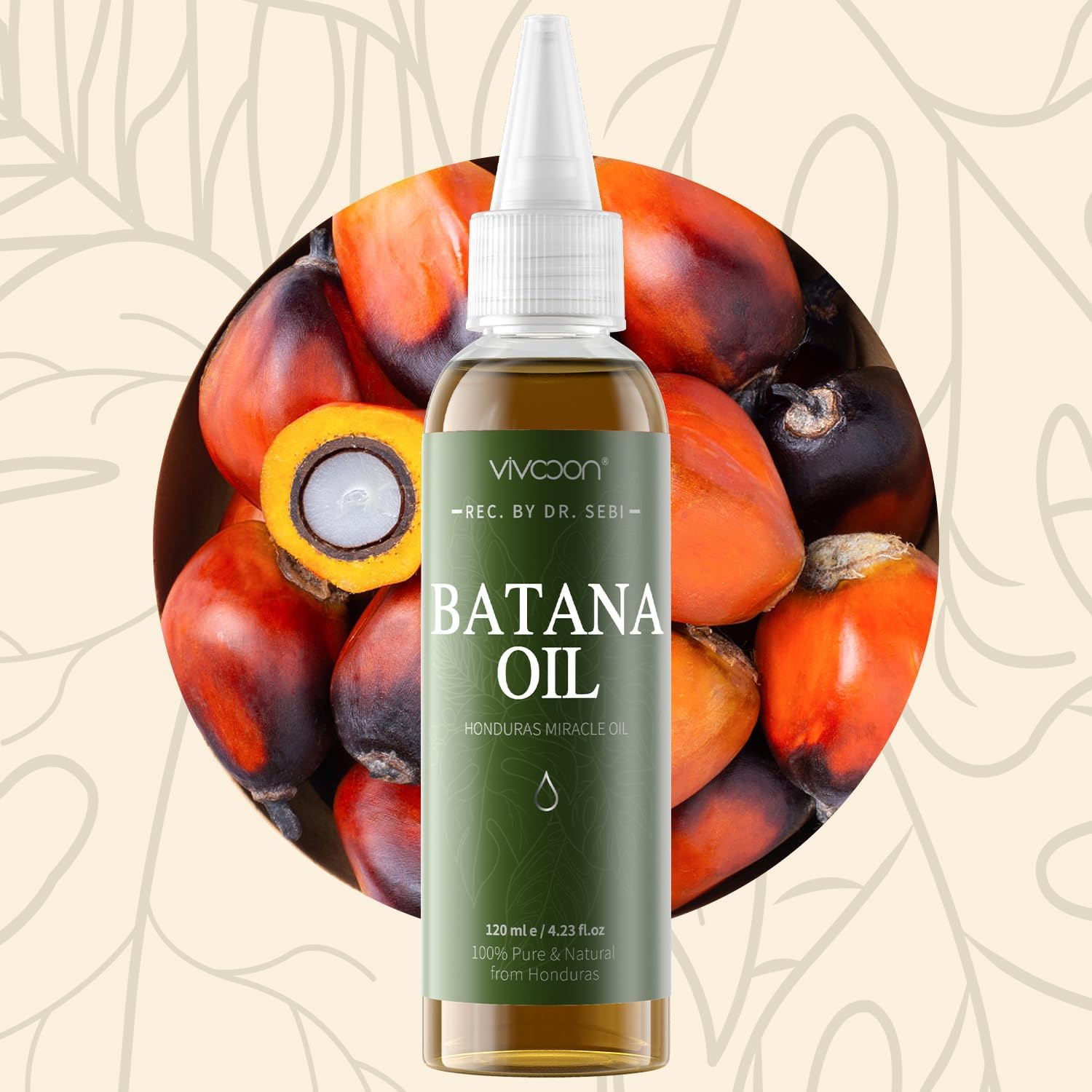 Cuero cabelludo nutrido con Aceite Batana Vivccon para sensación de cuidado suave.