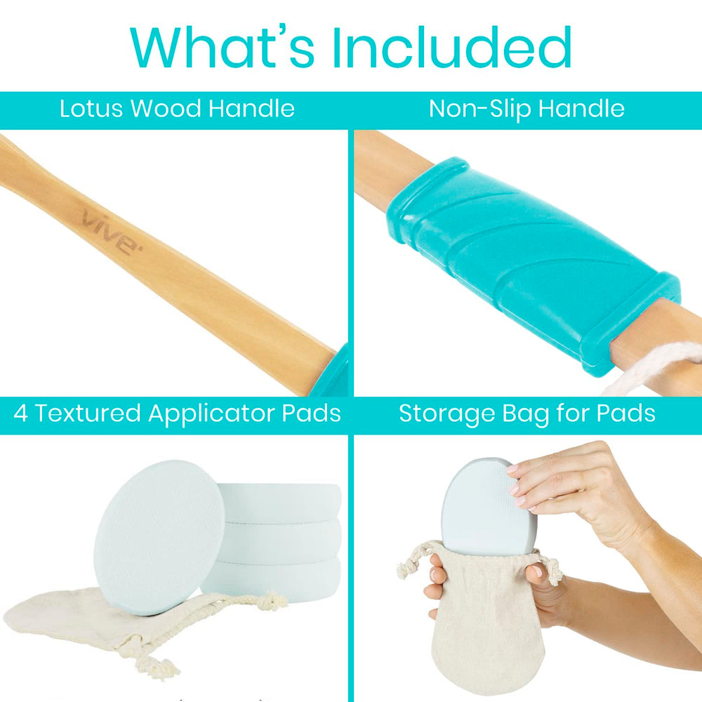 Vive capa impermeable protege el mango de madera del agua.