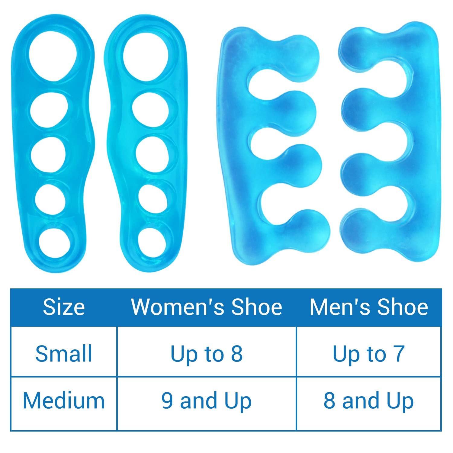 VIVEsole toe separators yoga stretch highlights improved toe flexibility.
