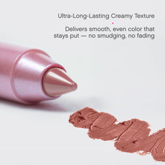 Vivienne Sabó Le Grand Volume full-lip application demonstrates rich, even color.