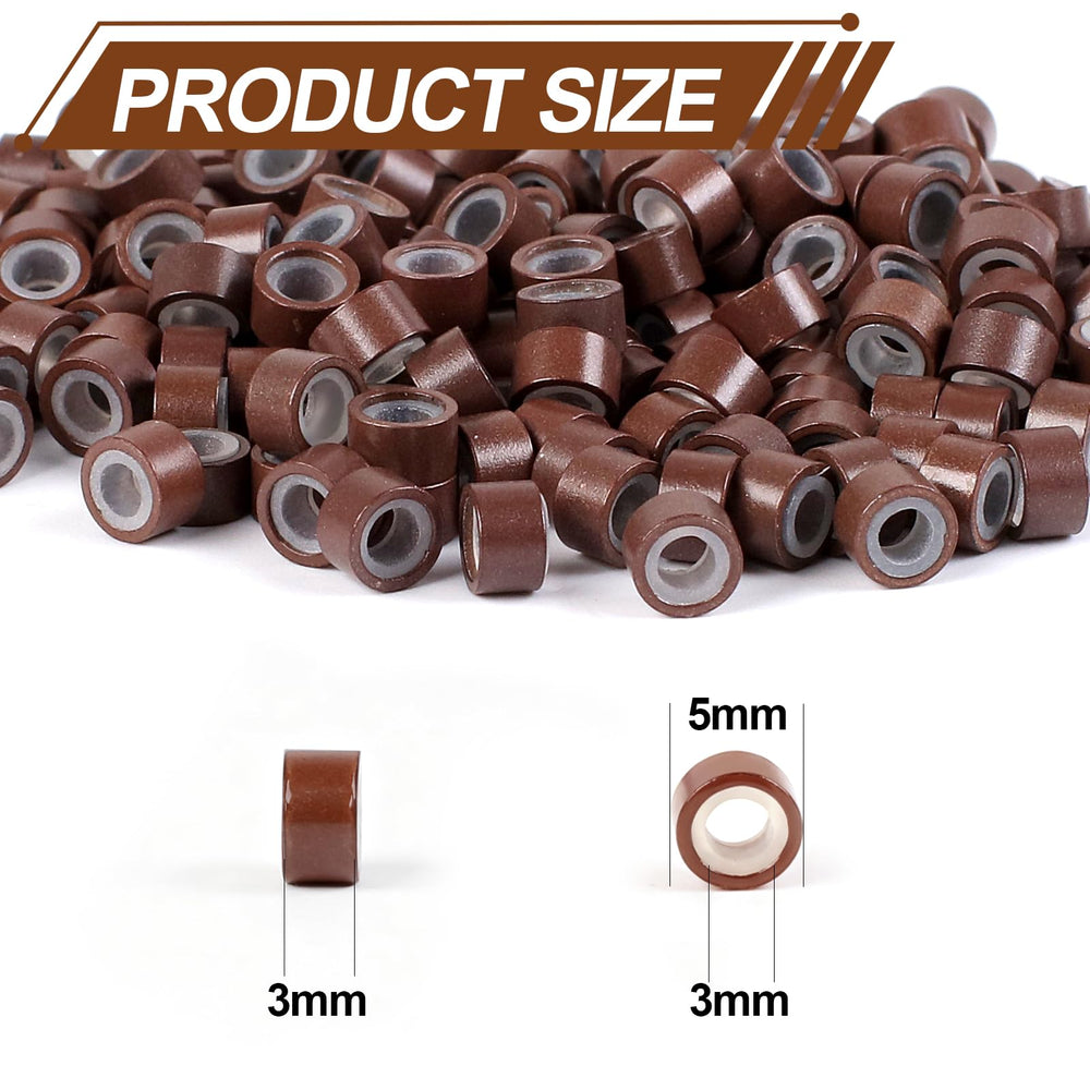 Vivinin 5mm silicone-lined beads show the durable outer layer and soft inner core