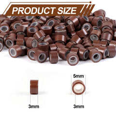 Vivinin 5mm silicone-lined beads show the durable outer layer and soft inner core